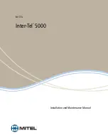 Mitel Inter-Tel 5000 Installation And Maintenance Manual preview