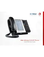 Mitel MiVoice 5330 Quick Reference Manual preview