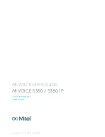 Preview for 1 page of Mitel MiVoice 5380 User Manual