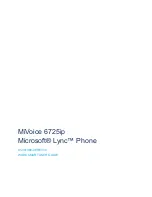 Mitel MiVoice 6725ip User Manual preview