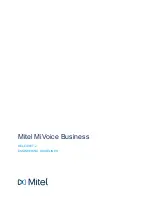 Preview for 1 page of Mitel MiVOICE BUSINESS Engineering Manualline