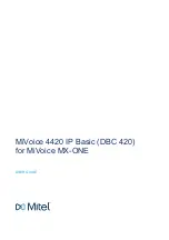 Mitel MiVoice MX-ONE User Manual preview