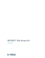 Предварительный просмотр 1 страницы Mitel SIP-DECT Site Survey Kit User Manual