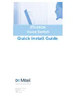 Preview for 1 page of Mitel ST100DA Quick Install Manual