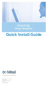 Preview for 1 page of Mitel ST2D Quick Install Manual