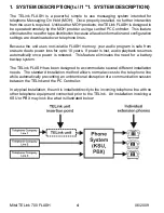 Preview for 4 page of Mitel TELink 700 FLASH Installation And Operation Manual