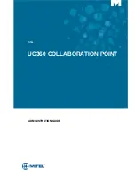 Preview for 1 page of Mitel UC360 Administration Manual