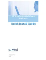 Mitel Voice Switch ST series Quick Install Manual предпросмотр