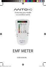 Mito HQ EMF METER User Manual предпросмотр