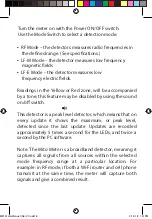 Preview for 8 page of Mito HQ EMF METER User Manual