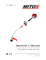 Mitox 25C SELECT Operator'S Manual preview