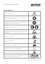 Preview for 4 page of Mitox 25C-SP Operator'S Manual