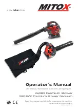 Mitox 260BX Premium Operator'S Manual preview