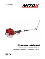 Preview for 1 page of Mitox 266LRH Operator'S Manual