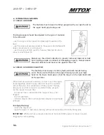 Preview for 14 page of Mitox 26B-SP Operator'S Manual