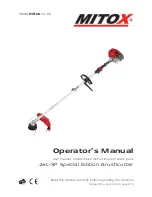 Mitox 26L-SP Operator'S Manual предпросмотр