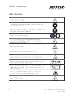 Preview for 4 page of Mitox 26LH-SP Operator'S Manual