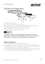 Предварительный просмотр 19 страницы Mitox 26MT-SP Operator'S Manual