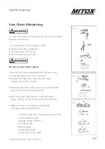 Предварительный просмотр 27 страницы Mitox 26MT-SP Operator'S Manual