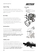 Предварительный просмотр 32 страницы Mitox 26MT-SP Operator'S Manual