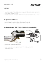 Предварительный просмотр 33 страницы Mitox 26MT-SP Operator'S Manual