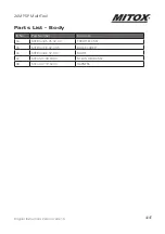 Предварительный просмотр 45 страницы Mitox 26MT-SP Operator'S Manual