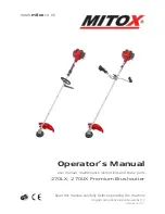 Preview for 1 page of Mitox 270LX Operator'S Manual