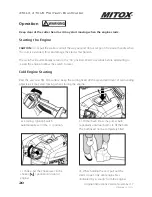 Preview for 20 page of Mitox 270LX Operator'S Manual