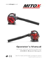 Mitox 280BVX Operator'S Manual предпросмотр