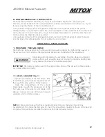 Preview for 9 page of Mitox 280BVX Operator'S Manual