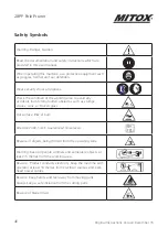 Preview for 4 page of Mitox 28PP Operator'S Manual