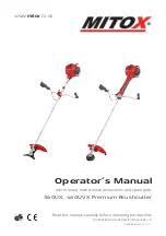 Preview for 1 page of Mitox 360UX Operator'S Manual