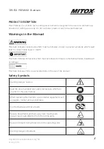 Preview for 3 page of Mitox 385CSX PREMIUM Operator'S Manual