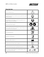 Предварительный просмотр 4 страницы Mitox 435 U Operator'S Manual