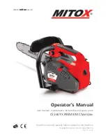 Mitox CS260TX Operator'S Manual предпросмотр