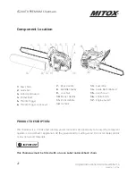 Preview for 2 page of Mitox CS260TX Operator'S Manual