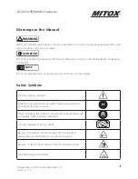 Preview for 3 page of Mitox CS260TX Operator'S Manual