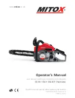 Mitox CS38 Operator'S Manual preview