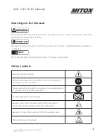 Preview for 3 page of Mitox CS38 Operator'S Manual