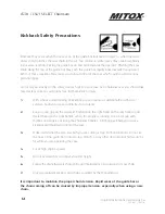 Preview for 16 page of Mitox CS38 Operator'S Manual