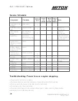 Preview for 26 page of Mitox CS45 SELECT Operator'S Manual