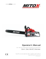 Mitox CS62 Select Operator'S Manual preview