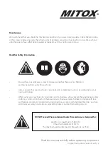 Preview for 4 page of Mitox MISHB User And Assembly Manual