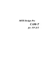 MITS Design Pro CAM-T Manual preview