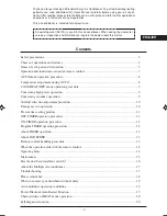 Preview for 2 page of Mitsubishi Daiya SCM45ZD-S User Manual