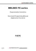 Preview for 1 page of Mitsubishi Electric 09R927 Structured Programming Manual