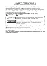 Preview for 2 page of Mitsubishi Electric 13J809 User Manual