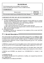 Preview for 8 page of Mitsubishi Electric 13J809 User Manual