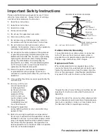 Предварительный просмотр 5 страницы Mitsubishi Electric 3D DLP 742 Series Owner'S Manual