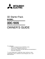 Preview for 1 page of Mitsubishi Electric 3DC-100S Owner'S Manual